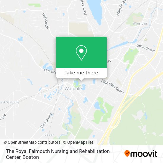 The Royal Falmouth Nursing and Rehabilitation Center map