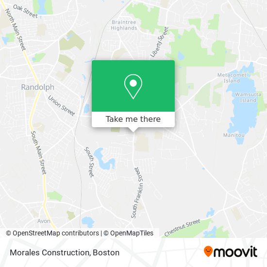 Morales Construction map