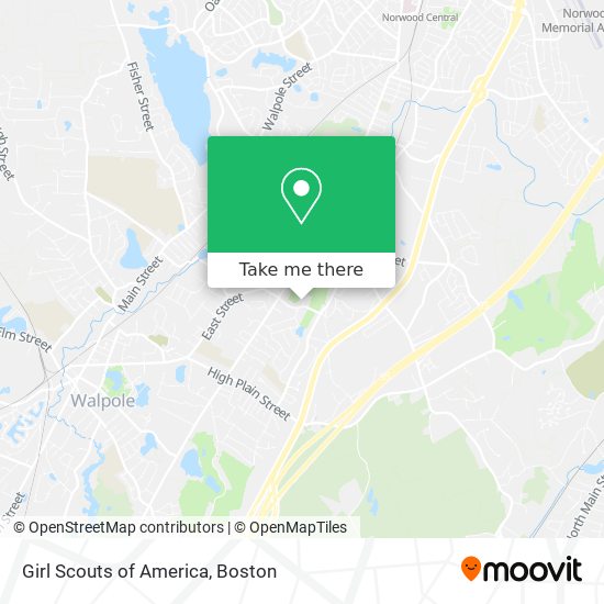Girl Scouts of America map