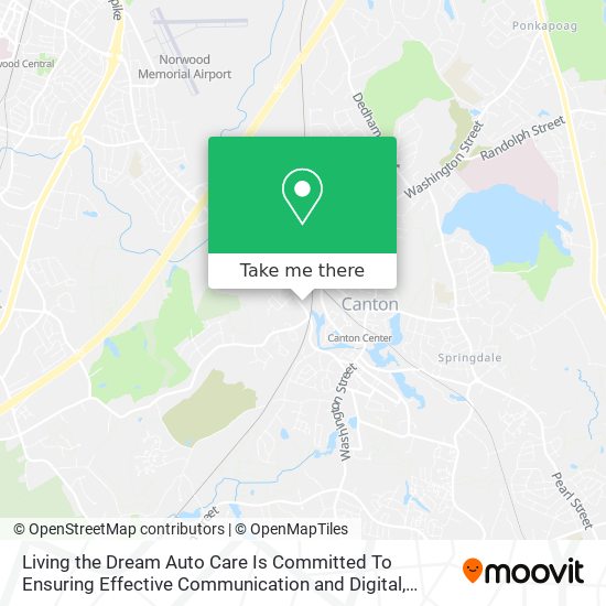 Living the Dream Auto Care Is Committed To Ensuring Effective Communication and Digital map