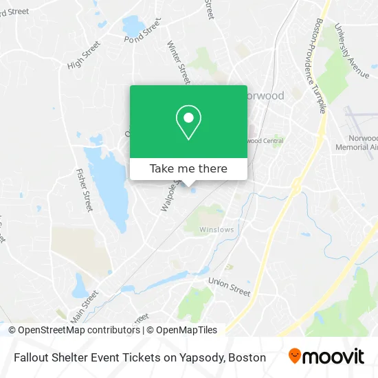 Mapa de Fallout Shelter Event Tickets on Yapsody