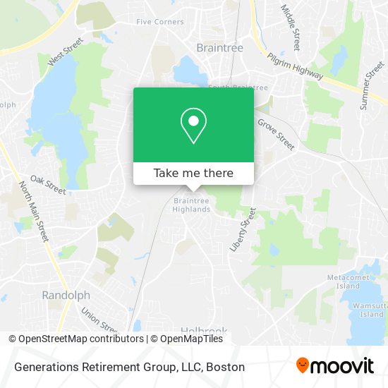 Mapa de Generations Retirement Group, LLC