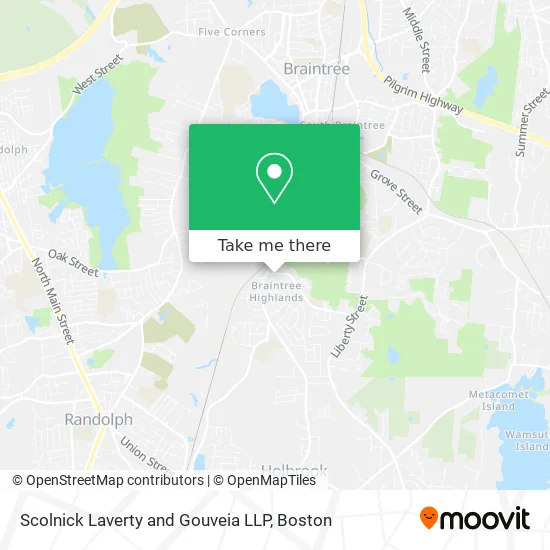 Scolnick Laverty and Gouveia LLP map