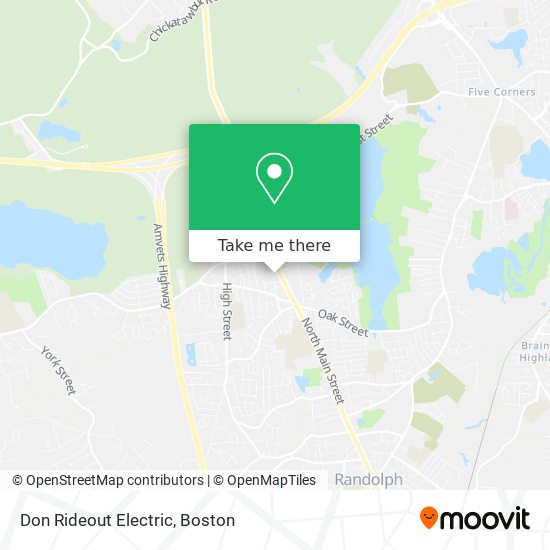 Don Rideout Electric map