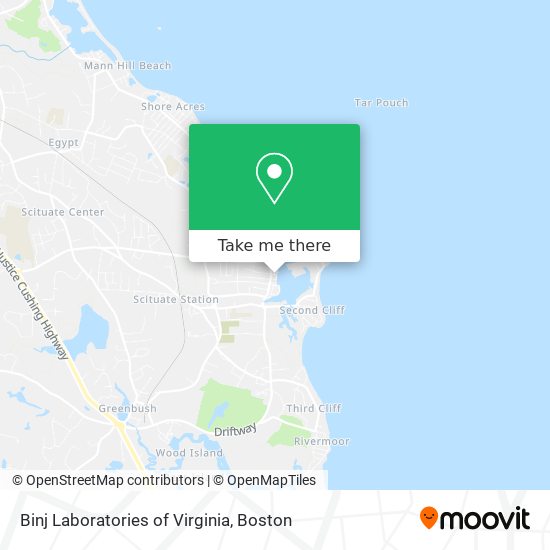 Binj Laboratories of Virginia map