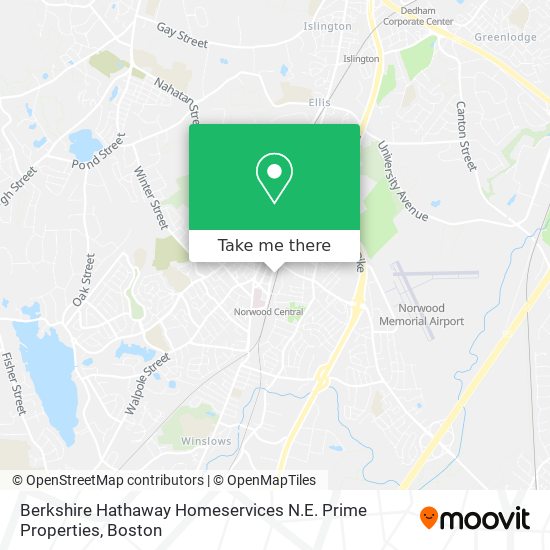 Berkshire Hathaway Homeservices N.E. Prime Properties map