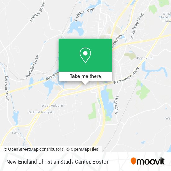 New England Christian Study Center map