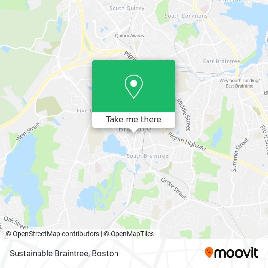 Mapa de Sustainable Braintree