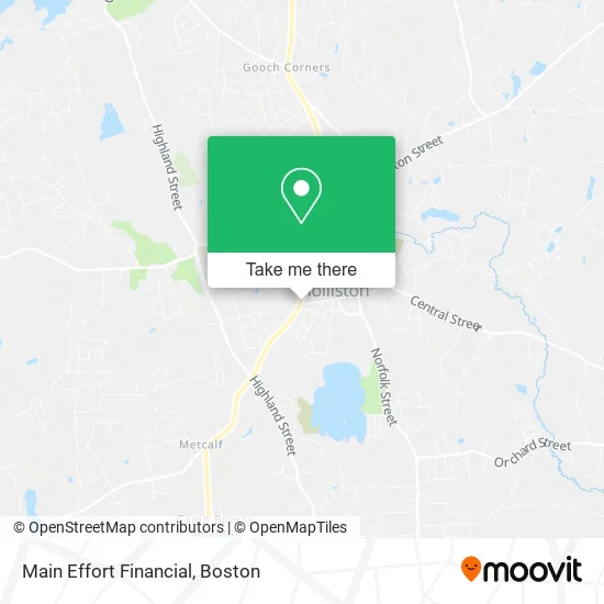 Main Effort Financial map