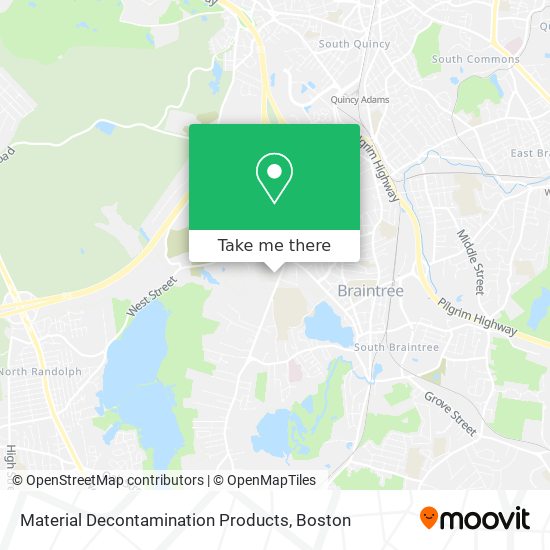 Mapa de Material Decontamination Products