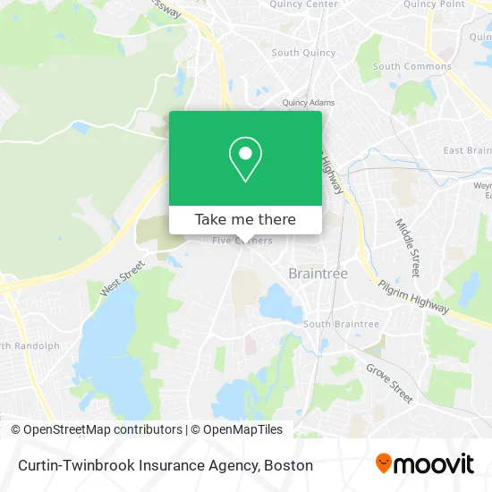 Curtin-Twinbrook Insurance Agency map