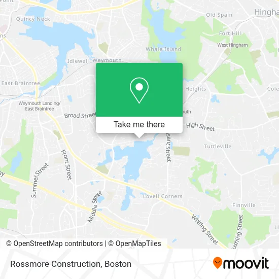 Rossmore Construction map