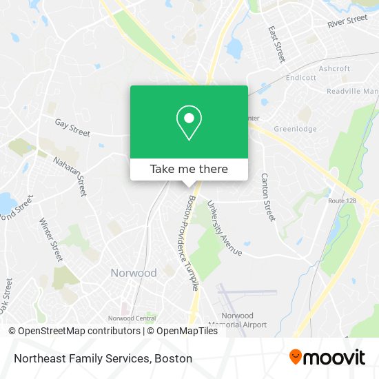 Northeast Family Services map