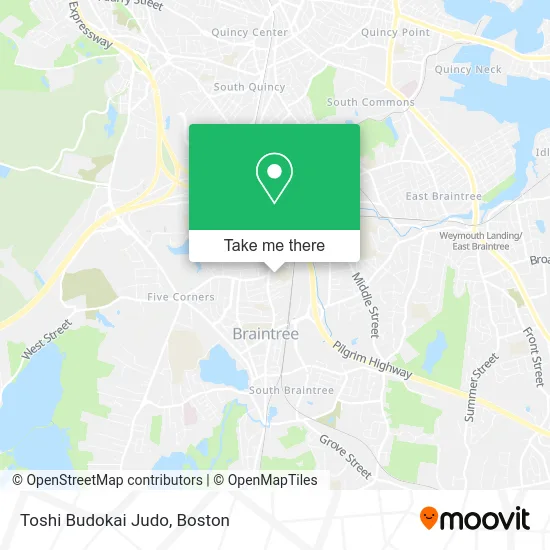 Toshi Budokai Judo map