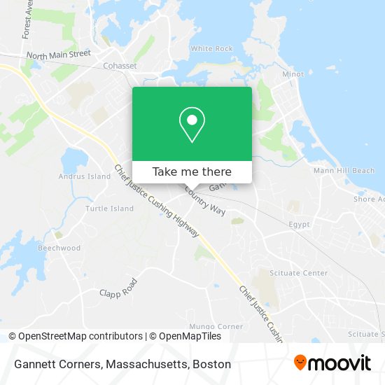 Mapa de Gannett Corners, Massachusetts