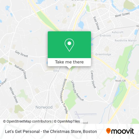 Let's Get Personal - the Christmas Store map