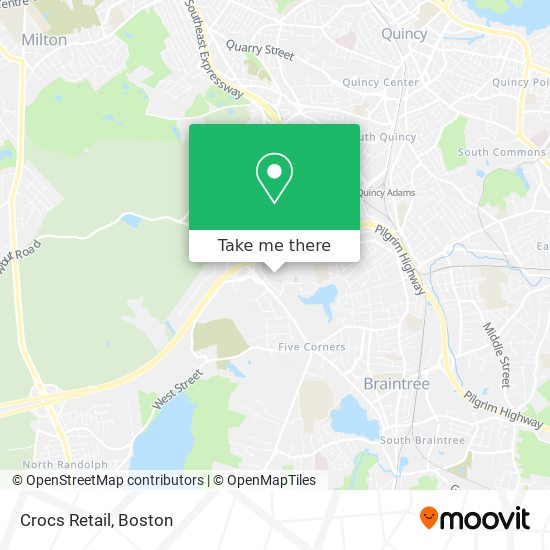 Mapa de Crocs Retail