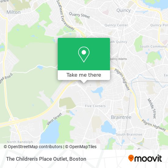 The Children's Place Outlet map
