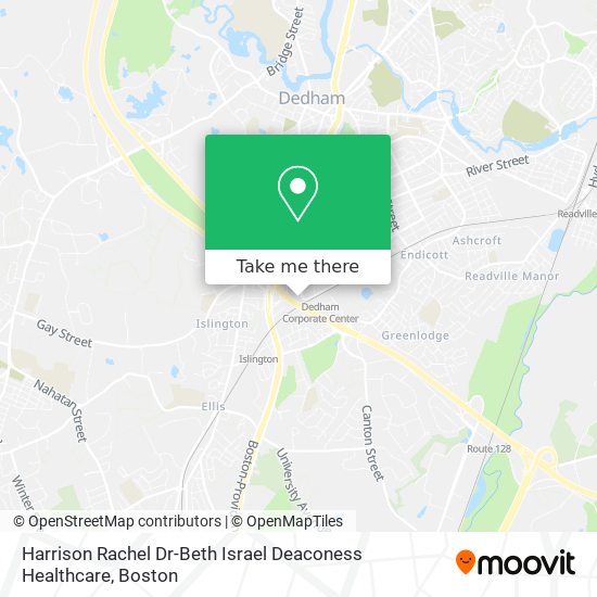 Harrison Rachel Dr-Beth Israel Deaconess Healthcare map