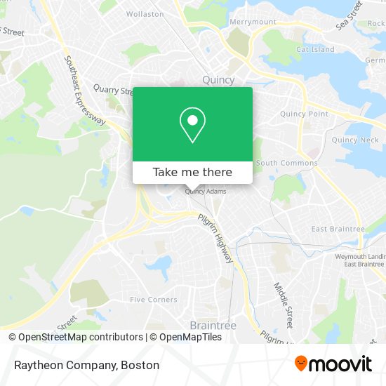 Mapa de Raytheon Company