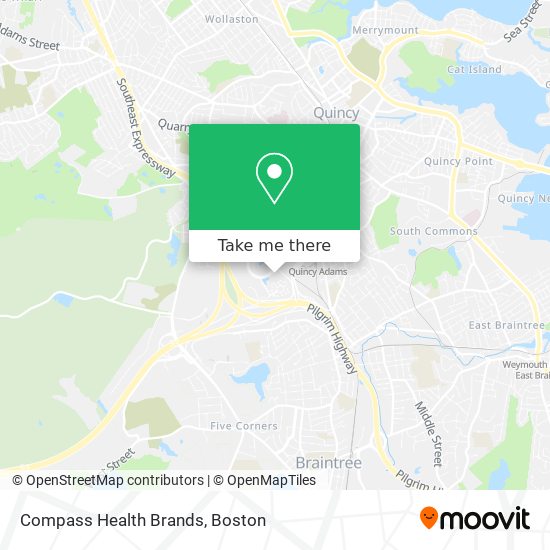 Compass Health Brands map