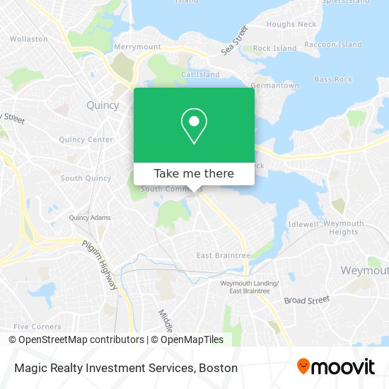 Magic Realty Investment Services map