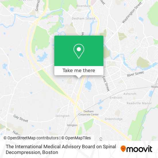 Mapa de The International Medical Advisory Board on Spinal Decompression