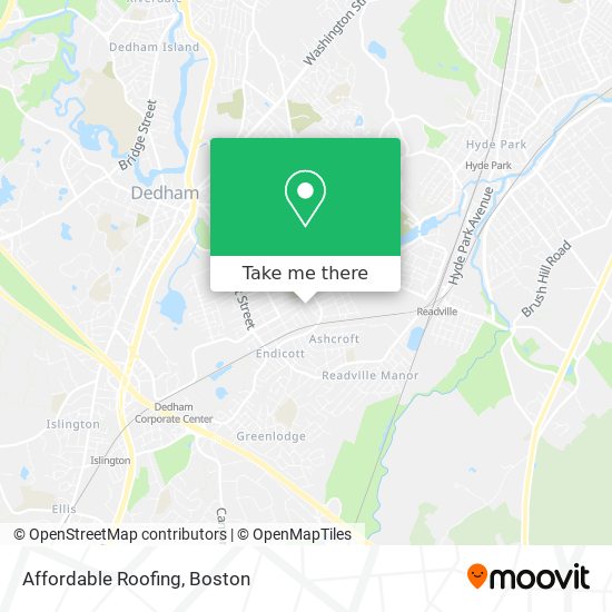 Affordable Roofing map