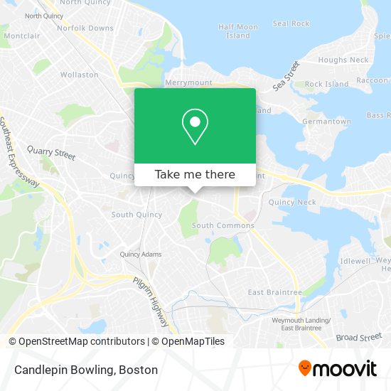 Candlepin Bowling map