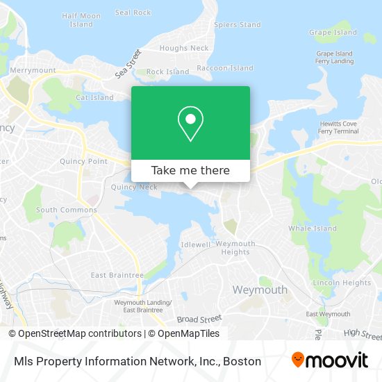 Mapa de Mls Property Information Network, Inc.