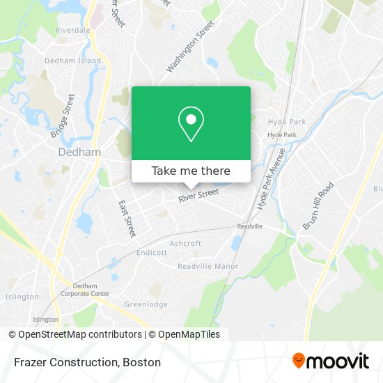 Frazer Construction map