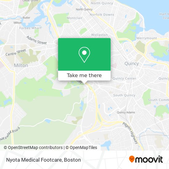 Nyota Medical Footcare map