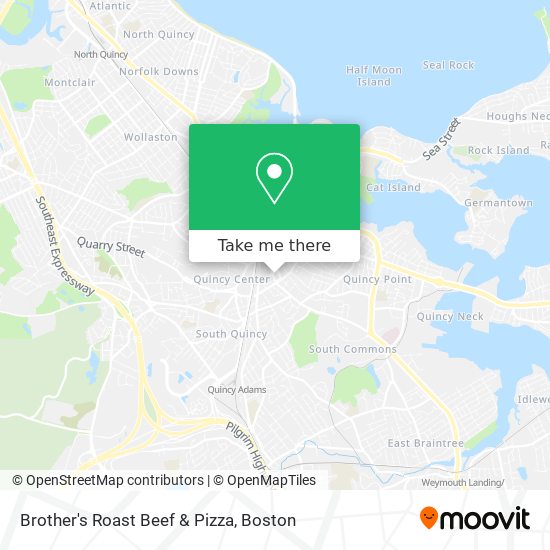 Mapa de Brother's Roast Beef & Pizza