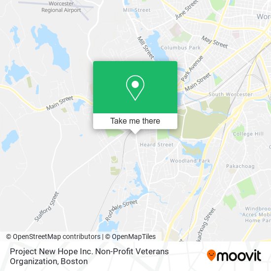 Project New Hope Inc. Non-Profit Veterans Organization map