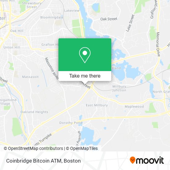 Mapa de Coinbridge Bitcoin ATM