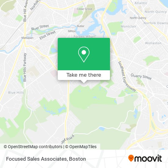 Focused Sales Associates map