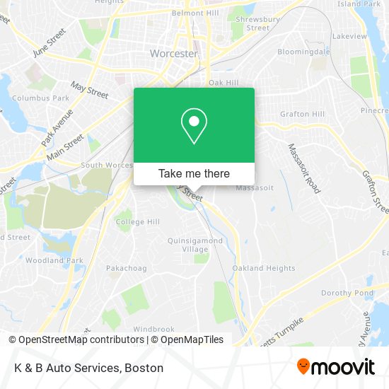 K & B Auto Services map