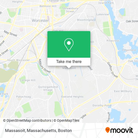 Massasoit, Massachusetts map