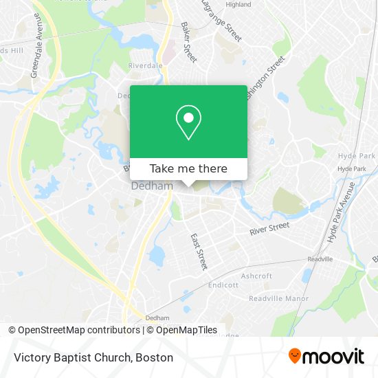 Victory Baptist Church map