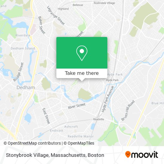 Mapa de Stonybrook Village, Massachusetts