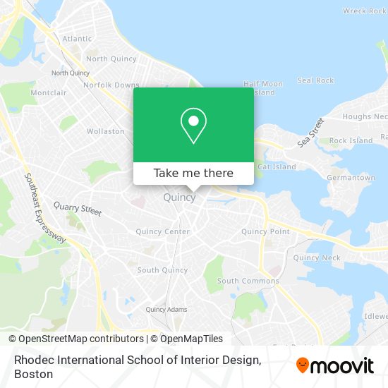 Rhodec International School of Interior Design map