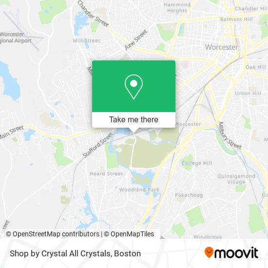 Mapa de Shop by Crystal All Crystals