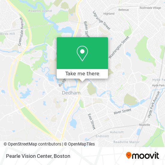 Pearle Vision Center map