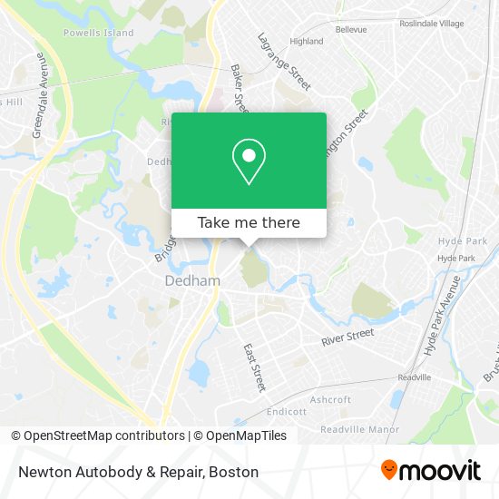 Newton Autobody & Repair map