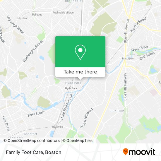 Family Foot Care map