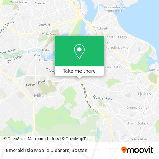 Mapa de Emerald Isle Mobile Cleaners