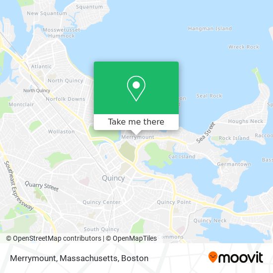 Mapa de Merrymount, Massachusetts