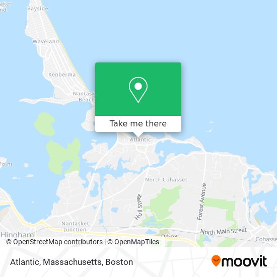 Atlantic, Massachusetts map