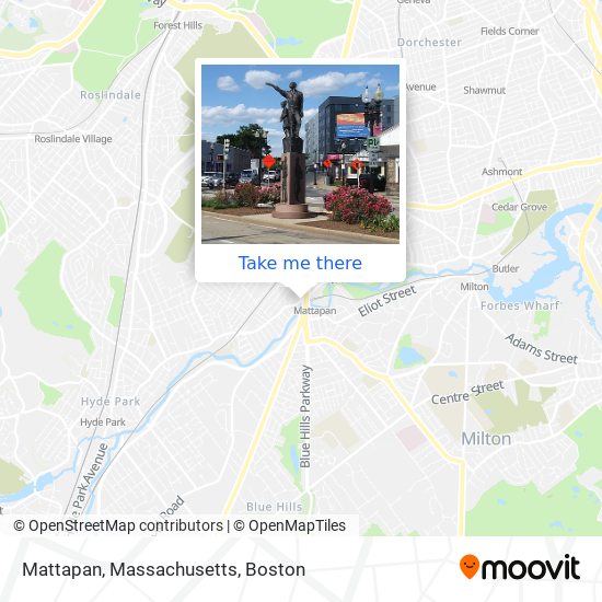 Mattapan, Massachusetts map