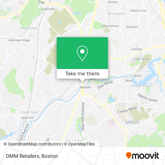 Mapa de DMM Retailers